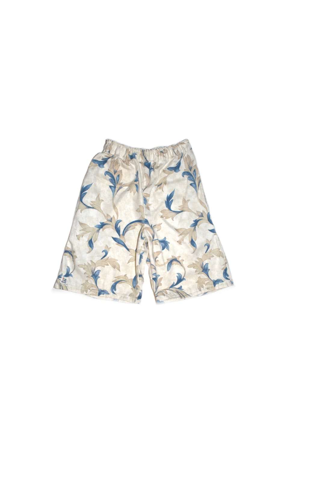 Shorts size 12, blue vintage floral RelovedDesignsbyDawn