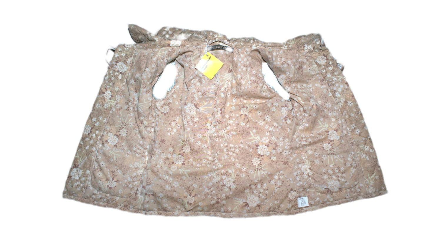 gilet 10/S, quilted waistcoat, vintage floral body warmer RelovedDesignsbyDawn