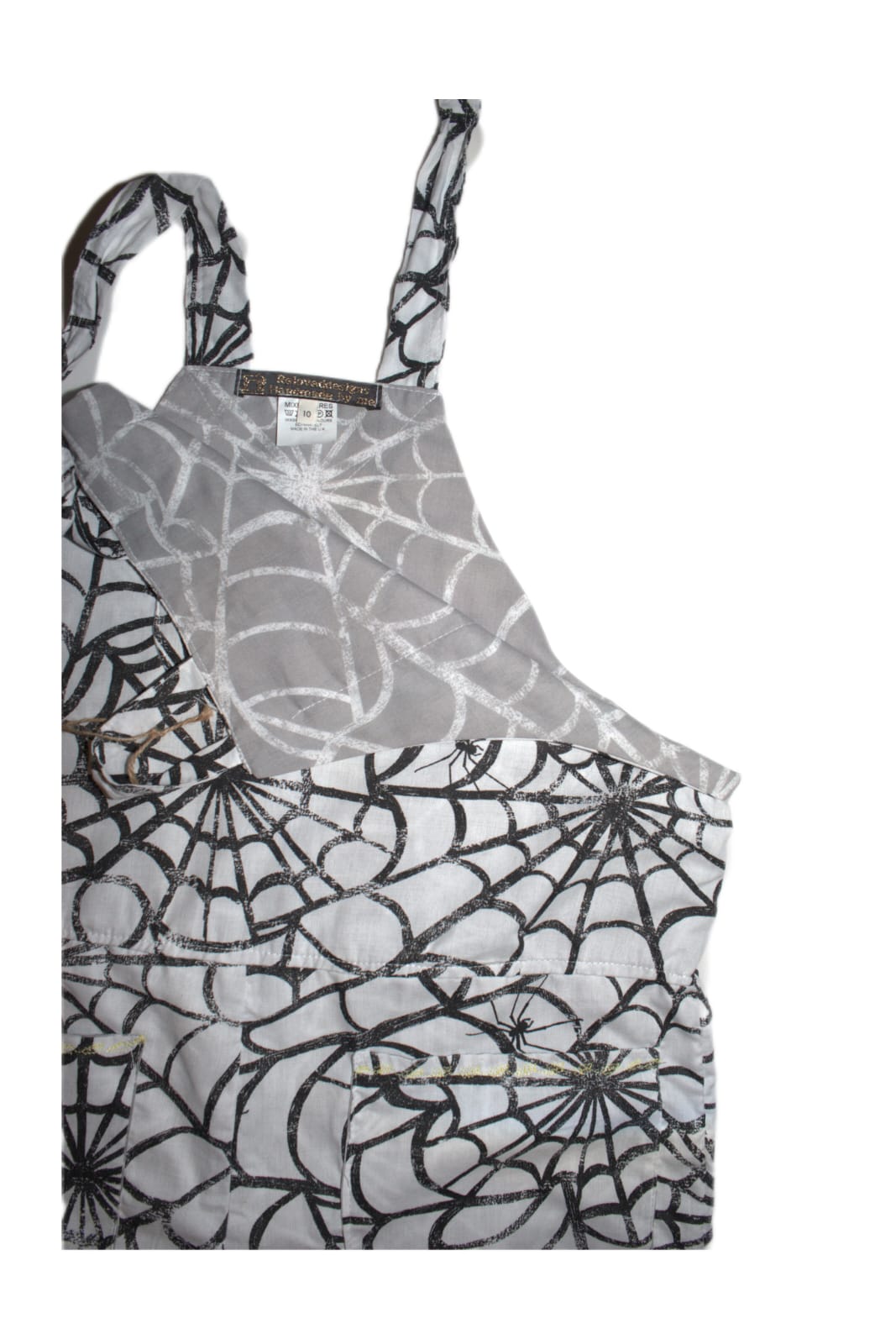 Dungarees size 10 spider webs RelovedDesignsbyDawn