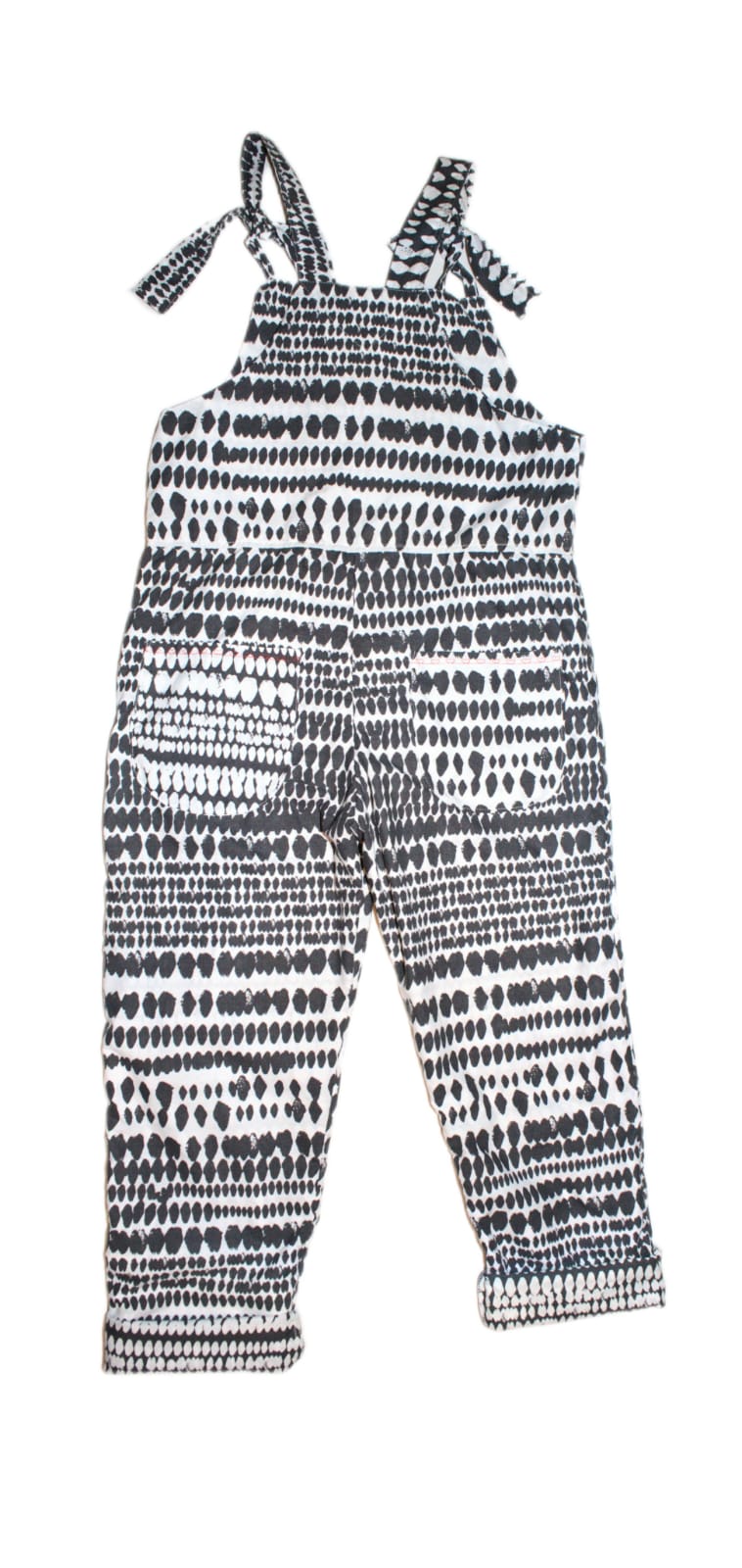 dungarees size 10 abstract RelovedDesignsbyDawn