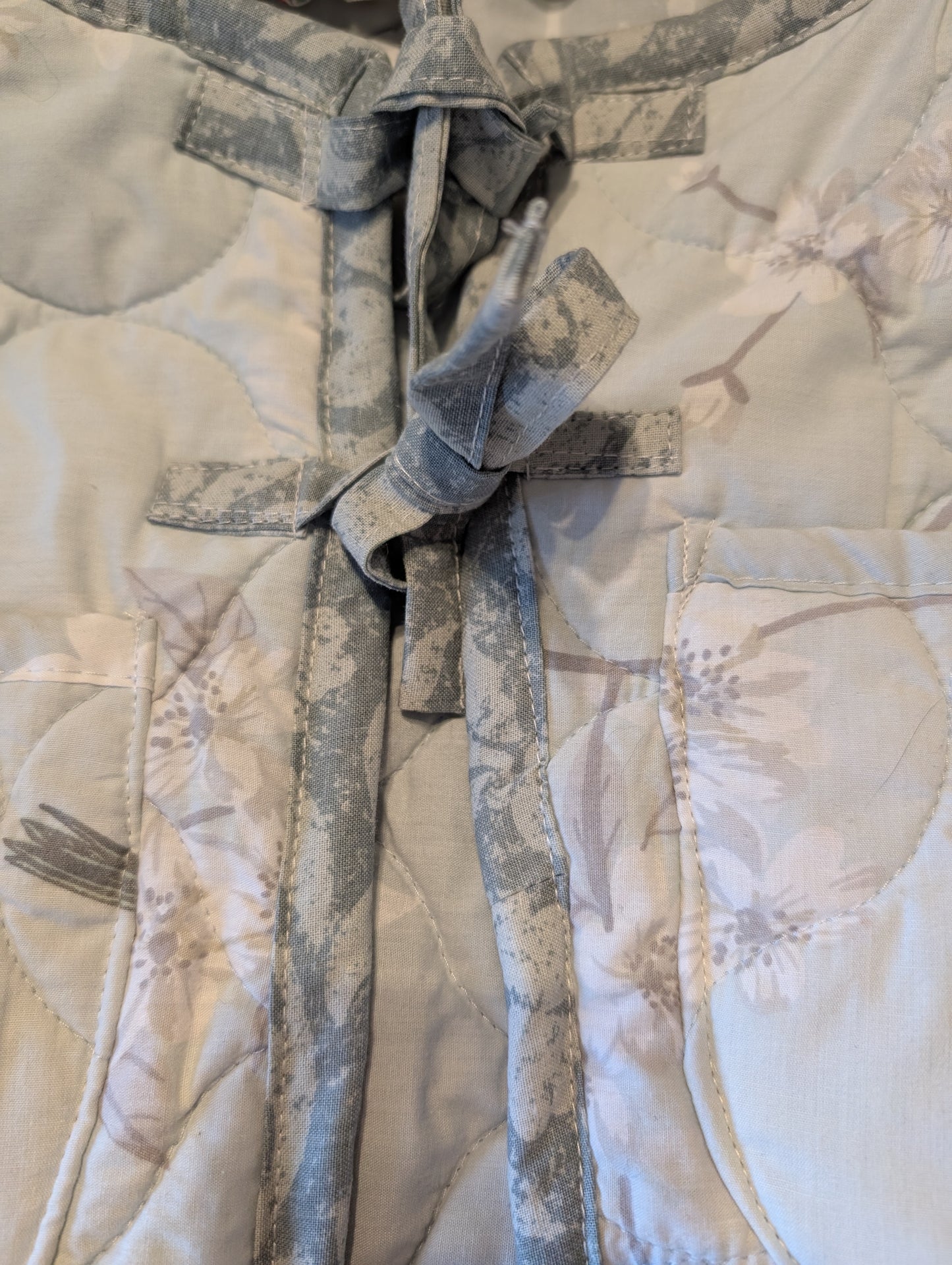 gilet 10/S, quilted waistcoat, patchwork body warmer RelovedDesignsbyDawn