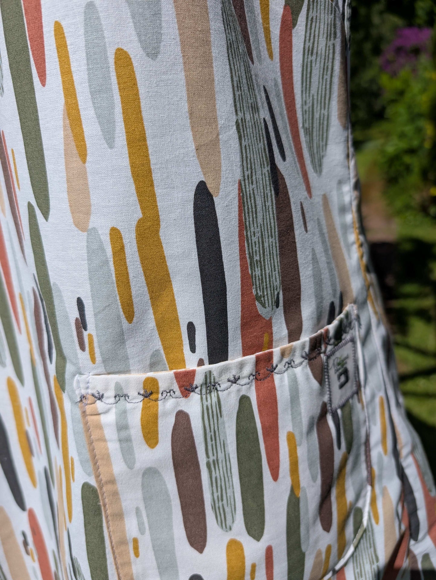 Strappy dress size 18, pretty dress, ladies clothing, stripes dress, mid length dress, sleeveless dress, summer dress,reworked dress