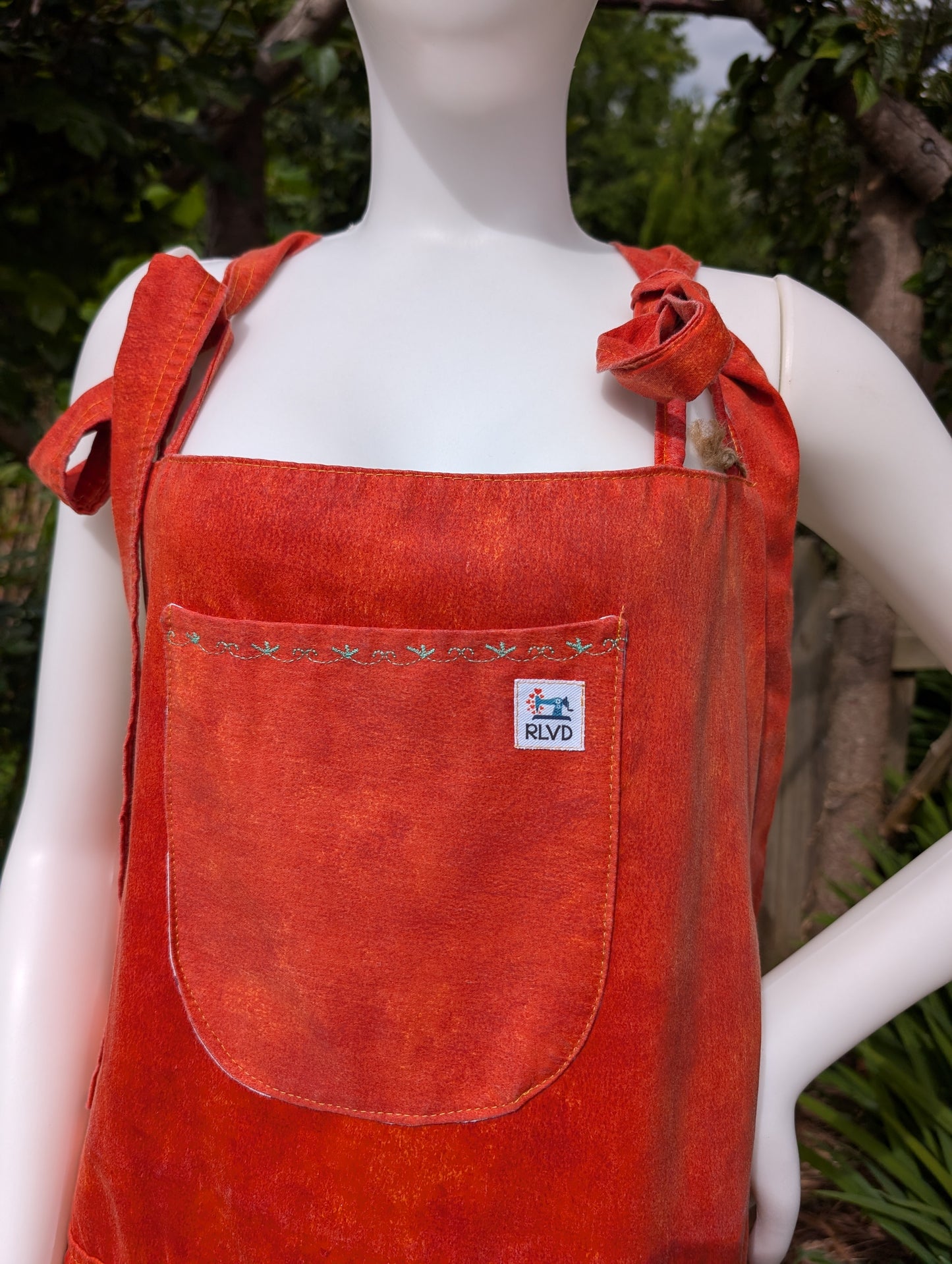 Dungarees size 22/XxL. Orange,