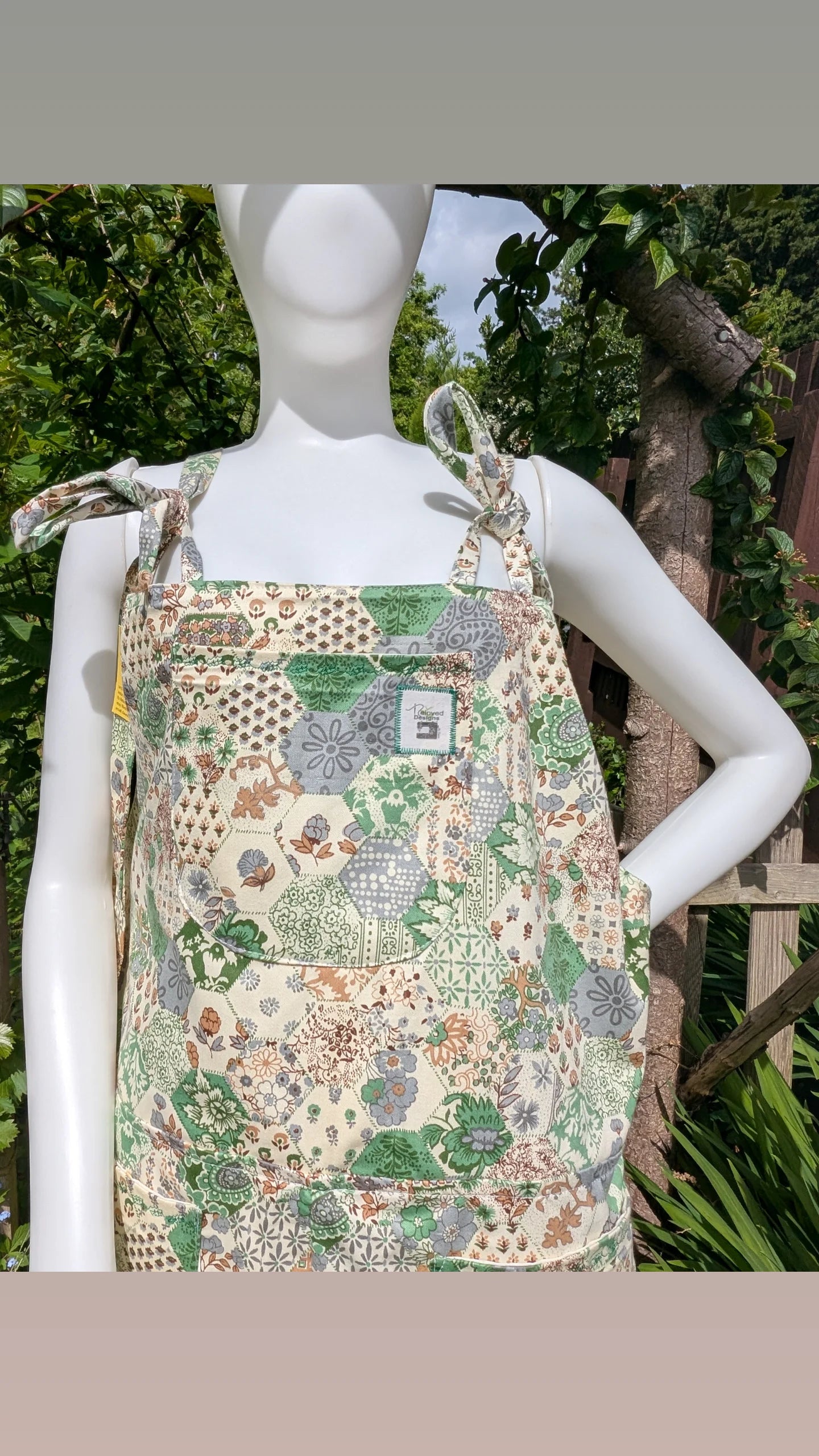 dungarees size 14-floral clothing-overalls-all in one-jumpsuit-cotton dungarees-reworked clothing