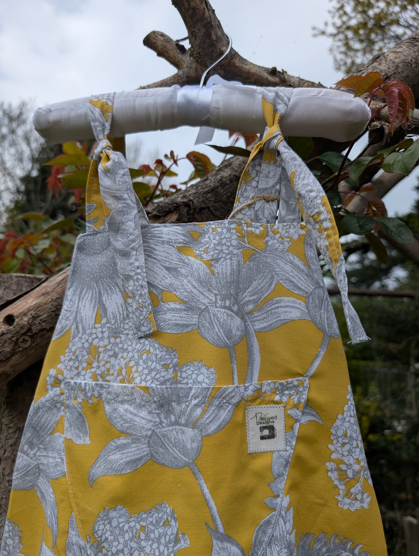 Child Dungarees-romper-age 4-5yrs-sun flower playsuit-reworked kids fashion-summer outfit child-floral dungarees balloon leg child.