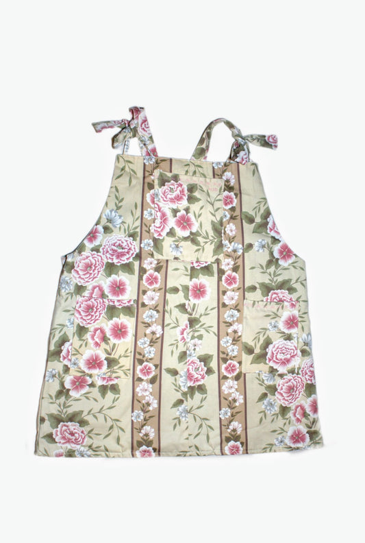 dress size 20, floral Pinafore RelovedDesignsbyDawn