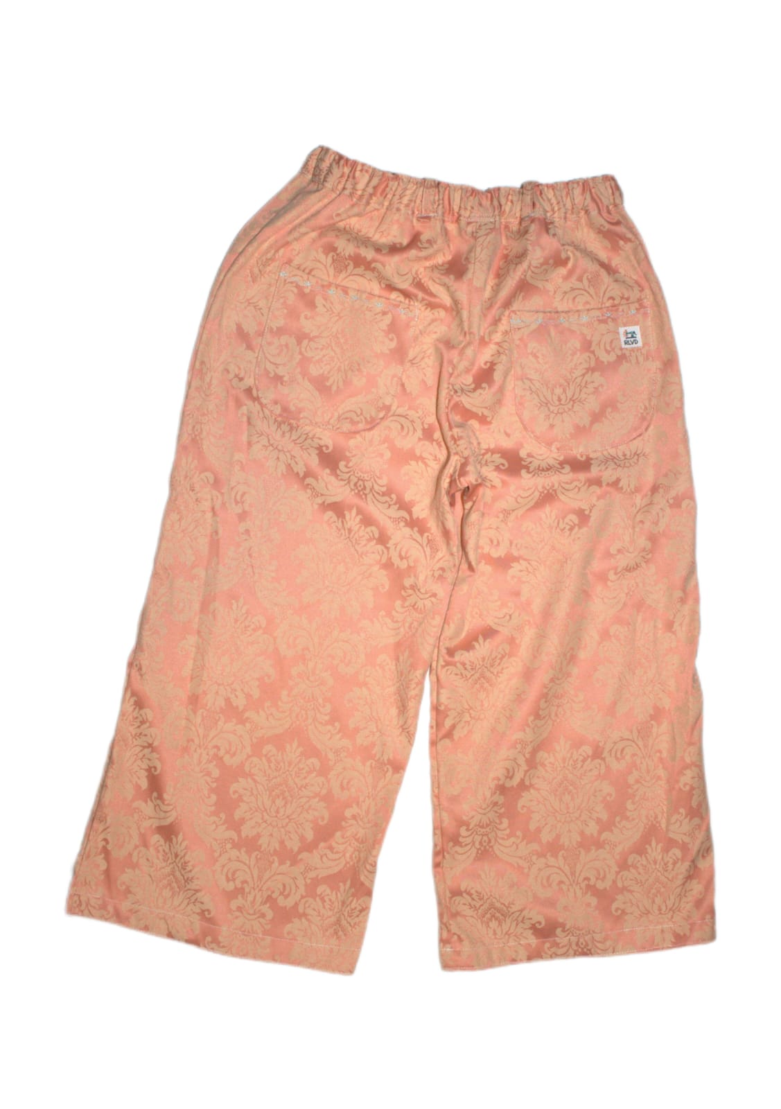 Trousers size 18, wide leg cropped pink RelovedDesignsbyDawn