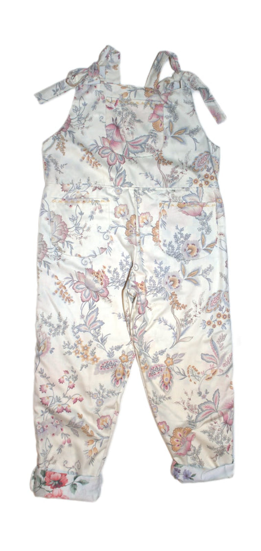 Dungarees size 12, vintage floral RelovedDesignsbyDawn