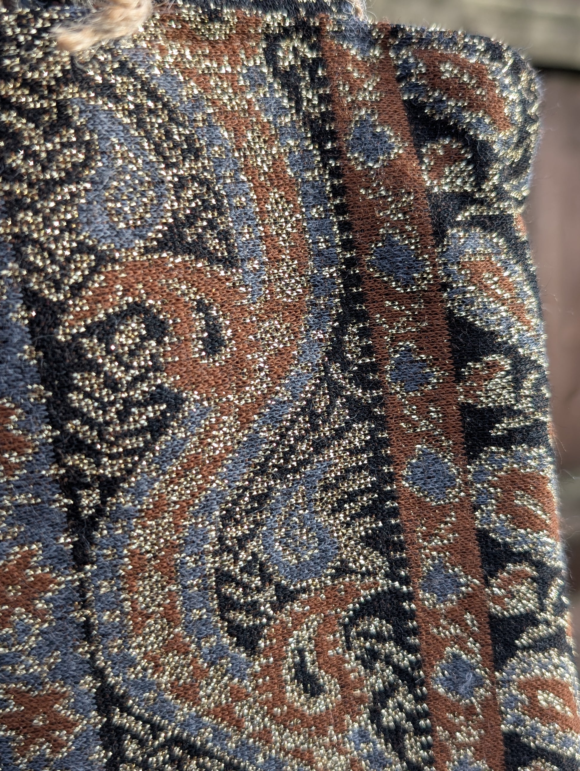 Bag glittery,Large tote Bag, Paisley, Bespoke, Retro, Soft Casual, Cute, Hand Made, Market Bag, Eco Friendly, Grocery Bag, Rustic - RelovedDesignsbyDawn