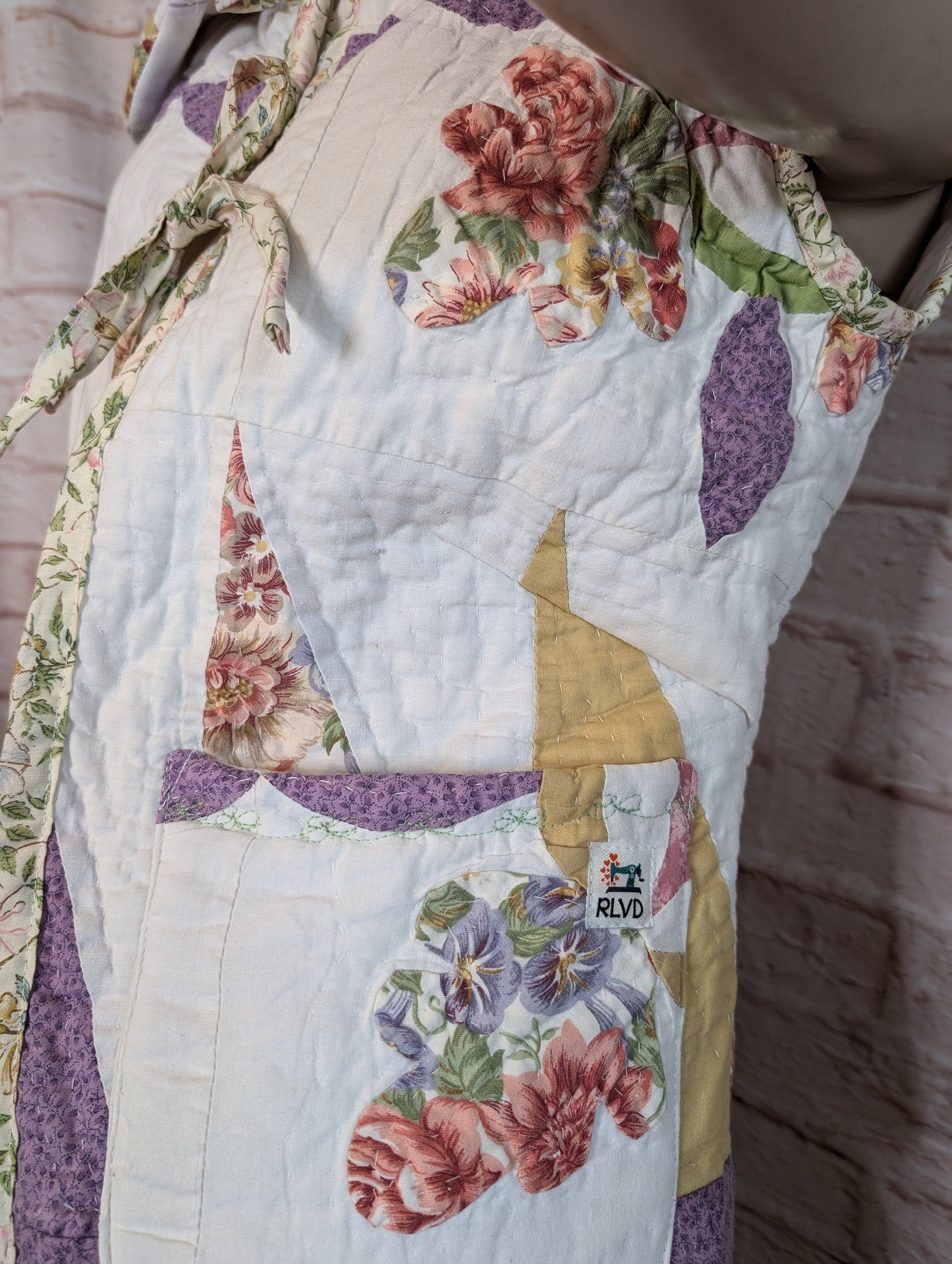 gilet 10/S, quilted waistcoat, patchwork body warmer