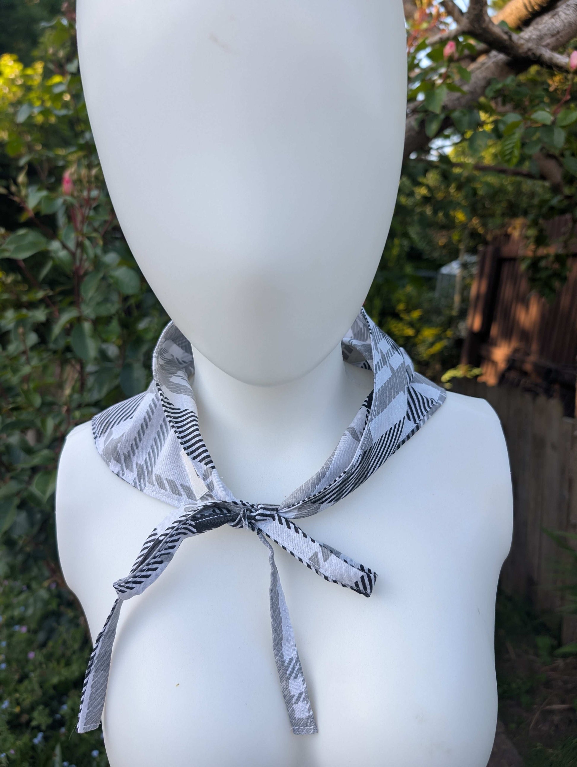 Upcycled hair scarf-handmade in Wales-Reloveddesigns by Dawn