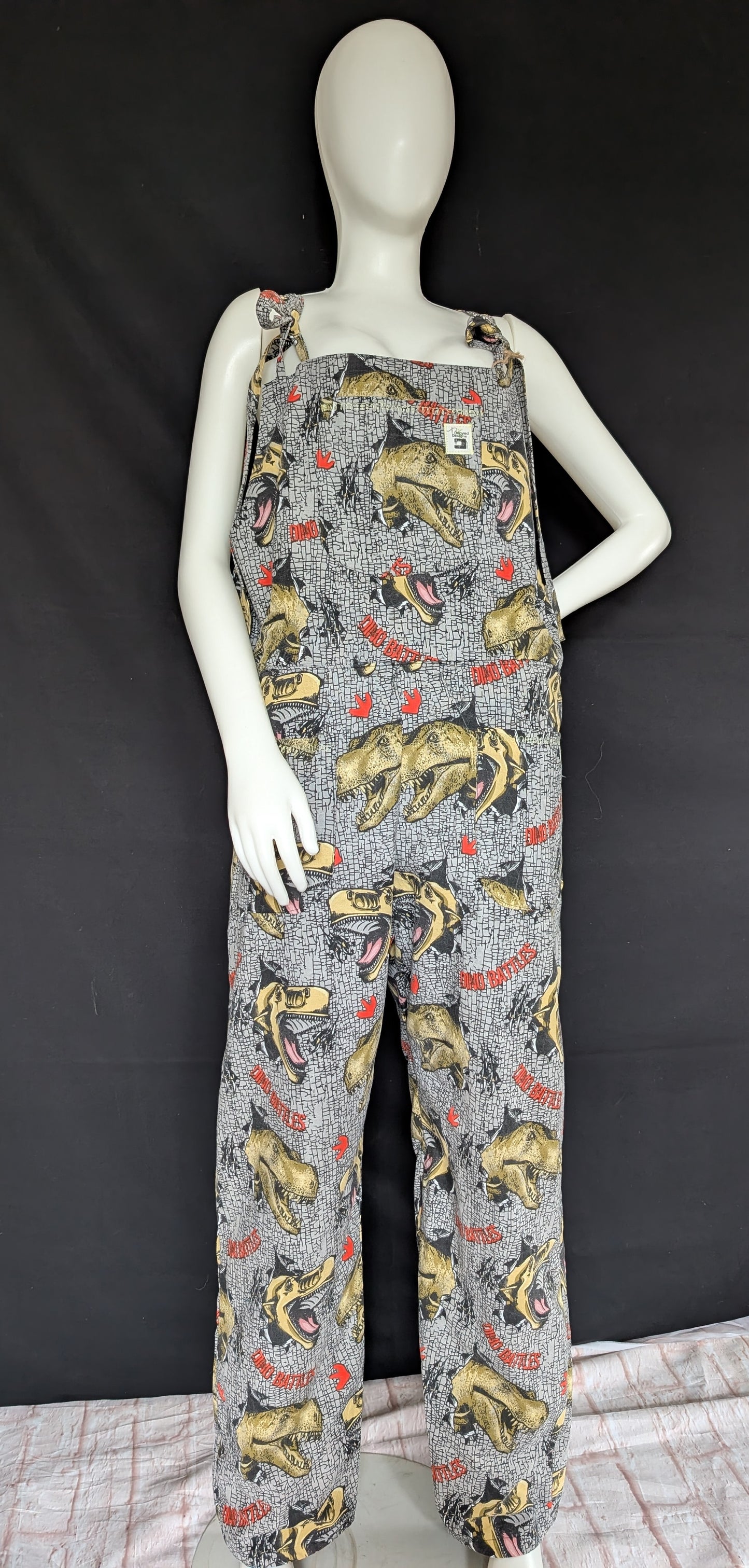 dungarees size 14 , dinosaur print