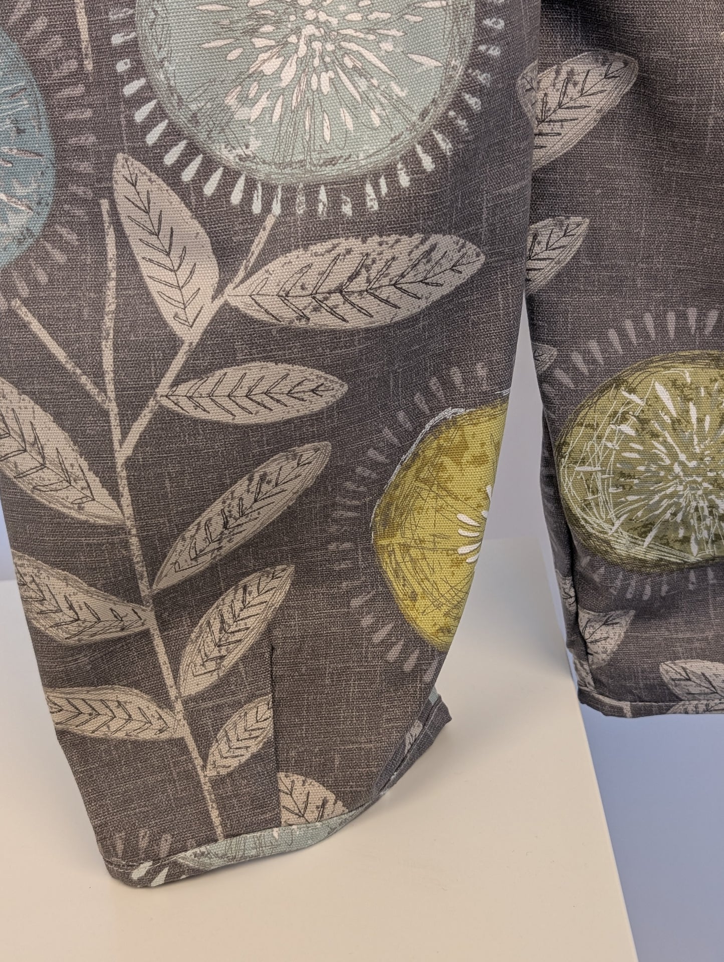 Dungarees size 12-modern floral print- tie top overalls-pretty floral jumpsuit