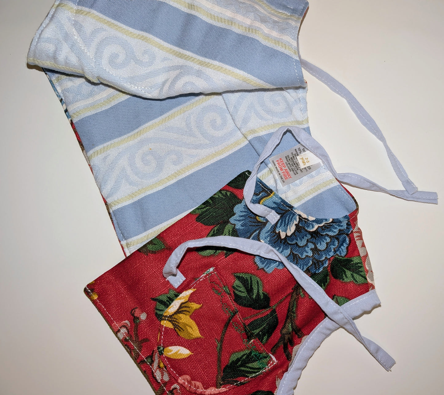 child's floral gilet-waist coat, age 2-3. reworked babywear.