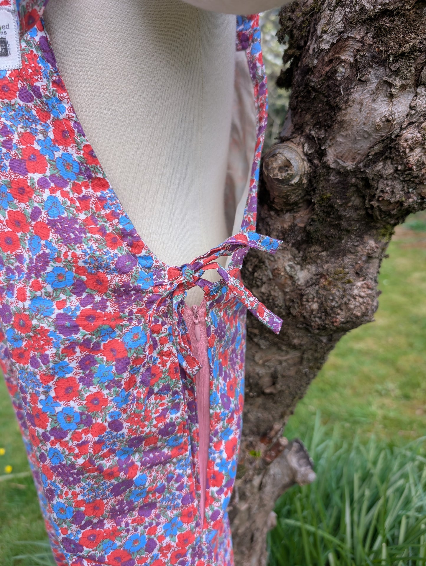 Dungarees child- romper-age 9-10yrs-playsuit-jumpsuit- floral kids clothes-sustainable kids outfit-pretty child clothes-summer child-holiday