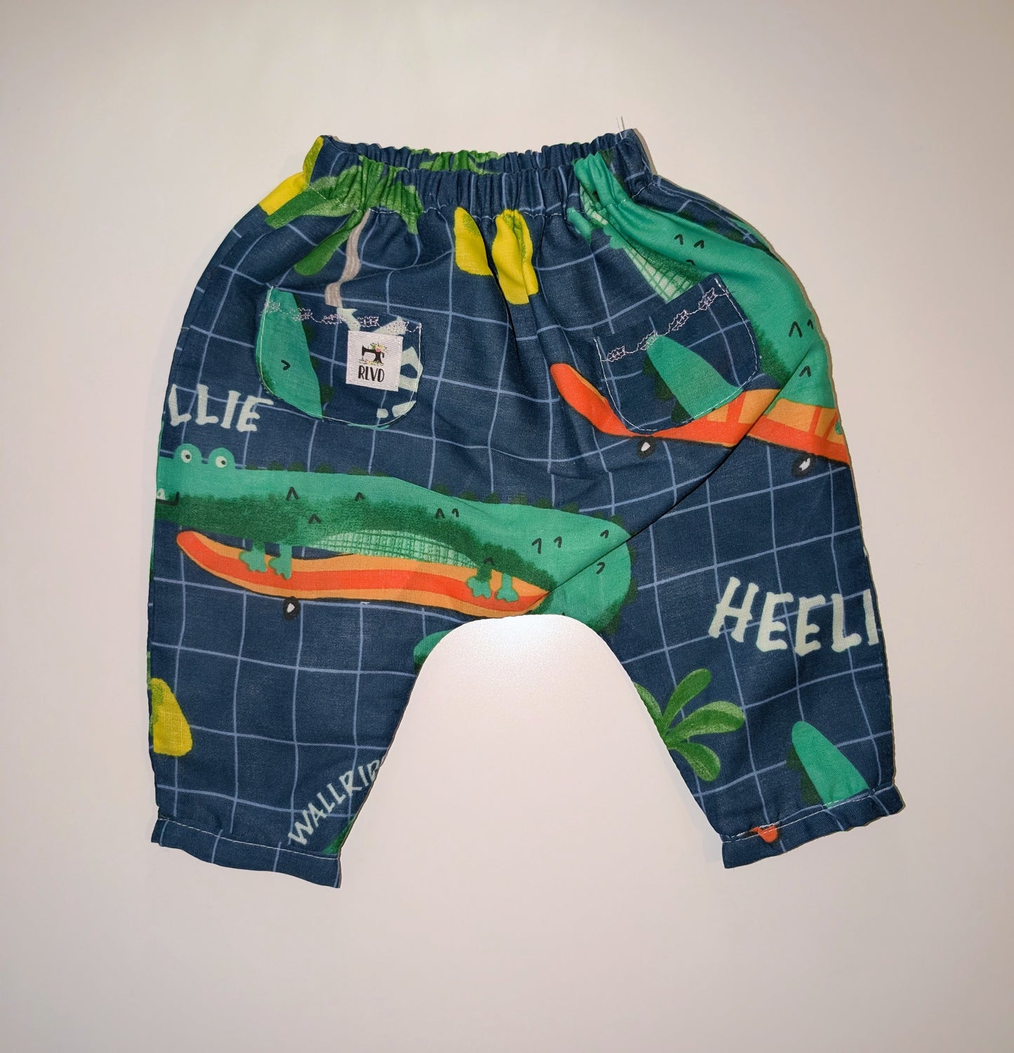 Baby trouser-pants. age 6-9m (crocodile)