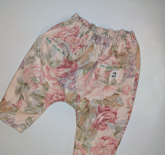 Baby trouser-pants. age 6-9m (vintage floral)