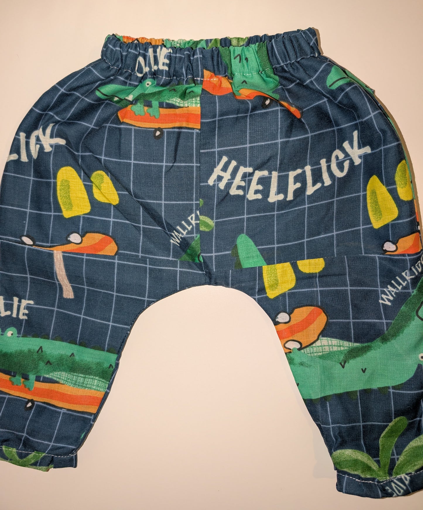 Baby trouser-pants. age 3-6m (crocodile)