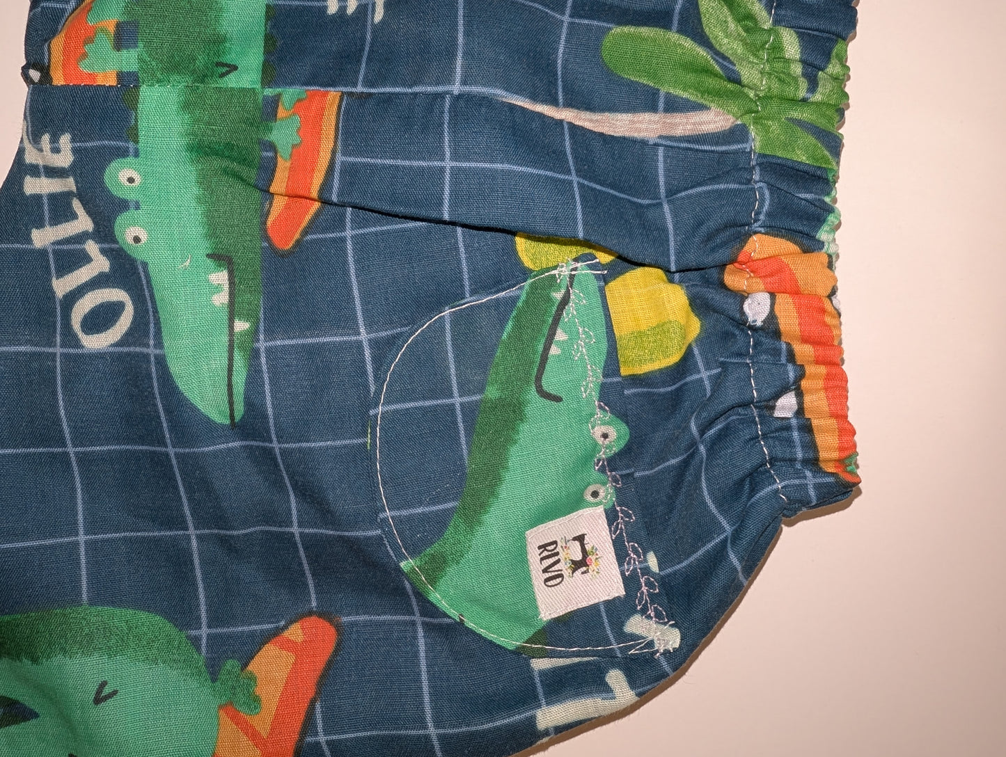 Baby trouser-pants. age 3-6m (crocodile)