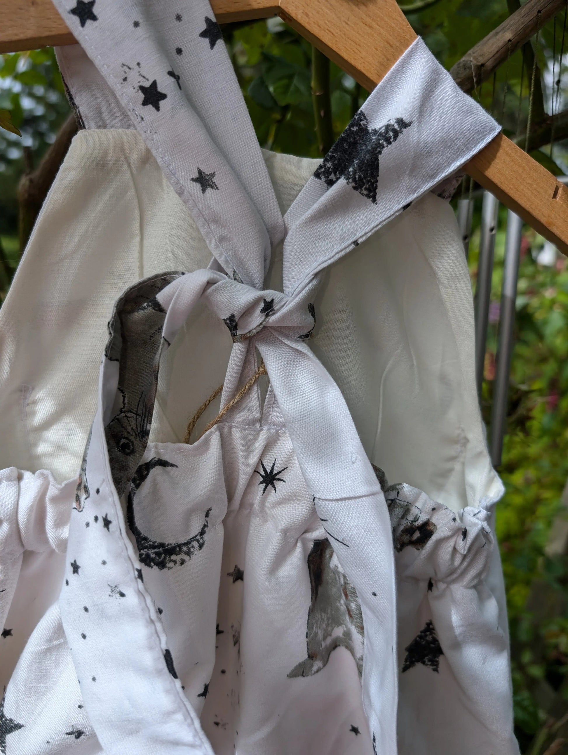 Child  Dungarees, romper, age 4-5yrs witch Halloween cats dungarees Reloveddesigns by Dawn
