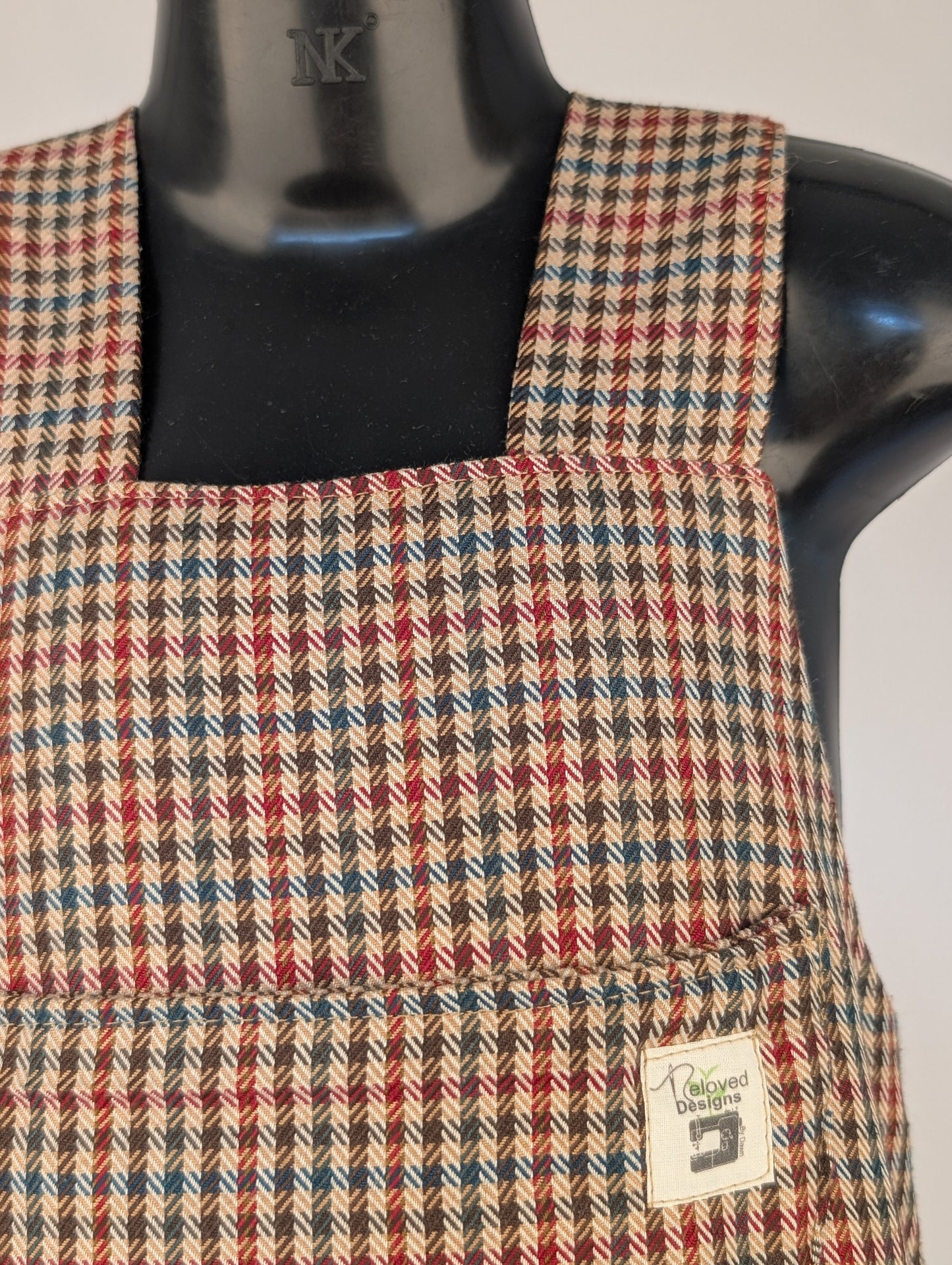 Adorable check Dungarees for your Stylish Toddler (3-4 years)