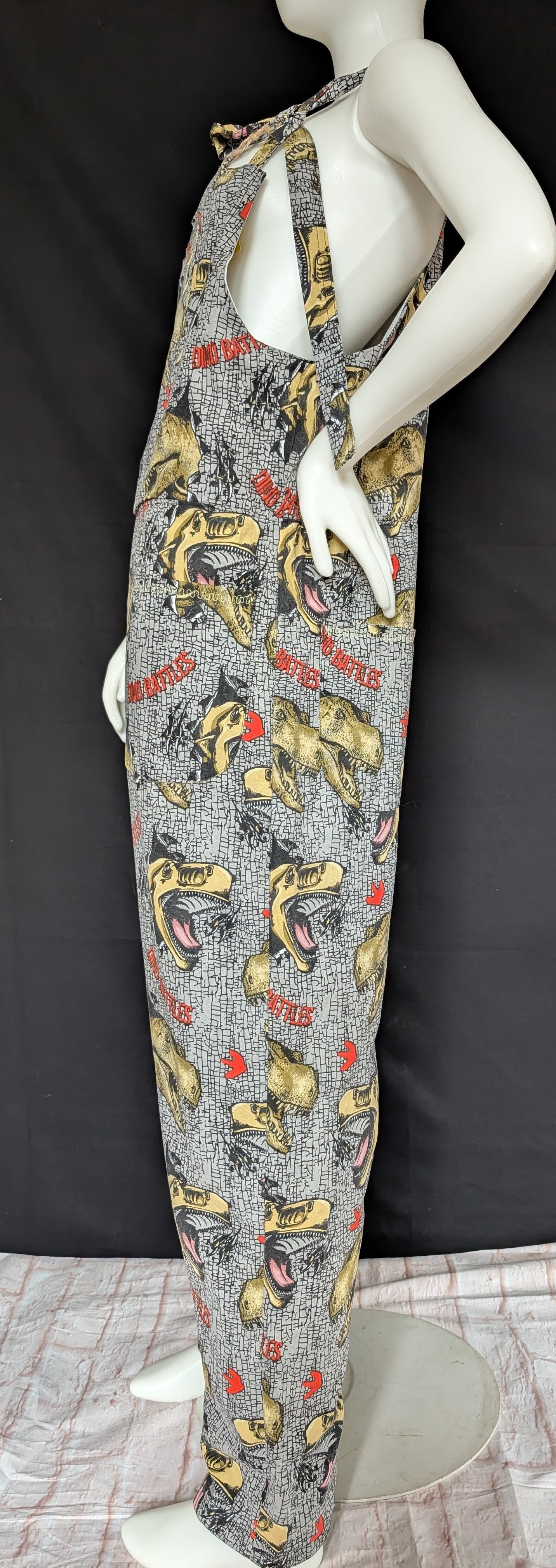 dungarees size 14 , dinosaur print
