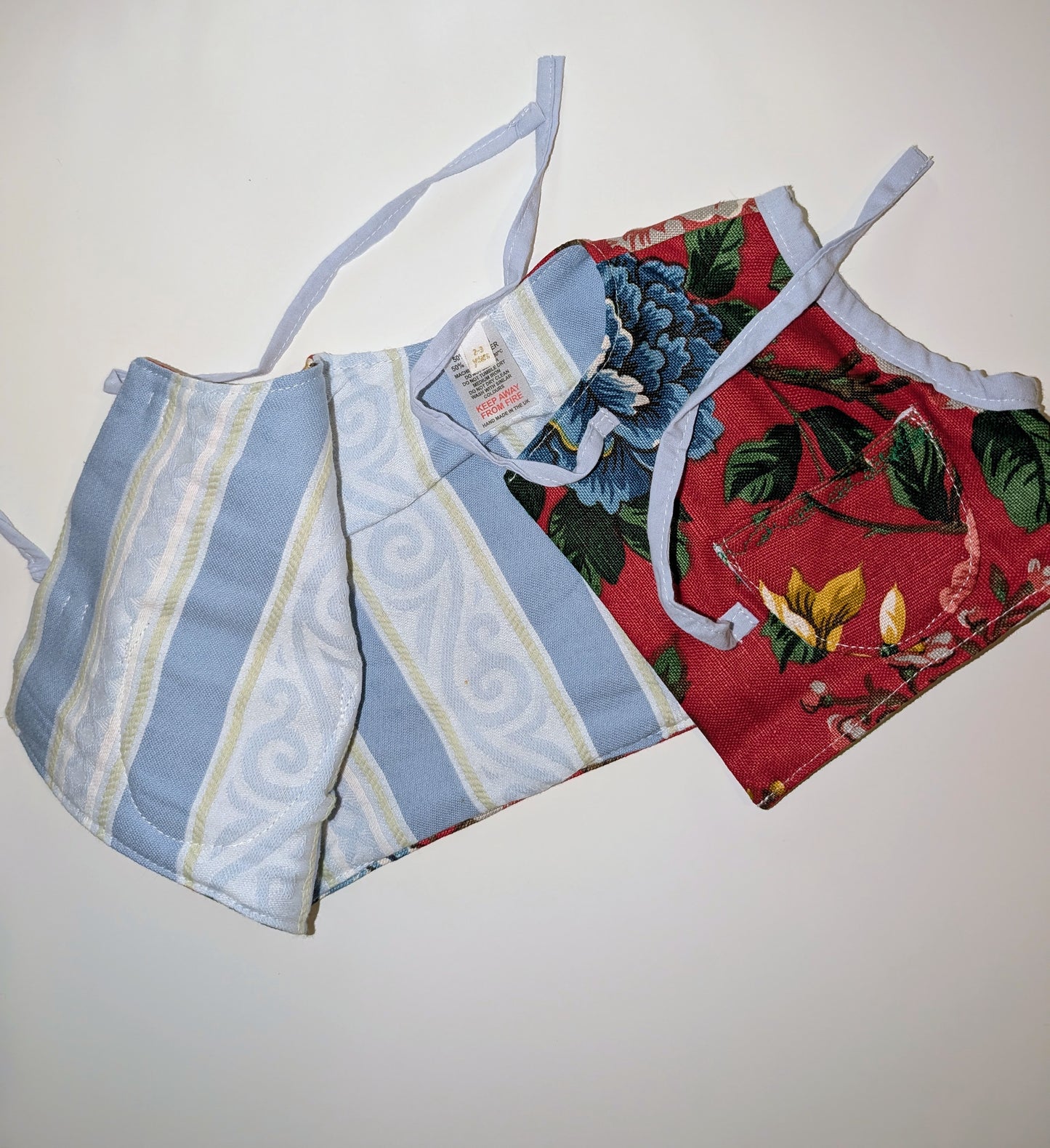 child's floral gilet-waist coat, age 2-3. reworked babywear.