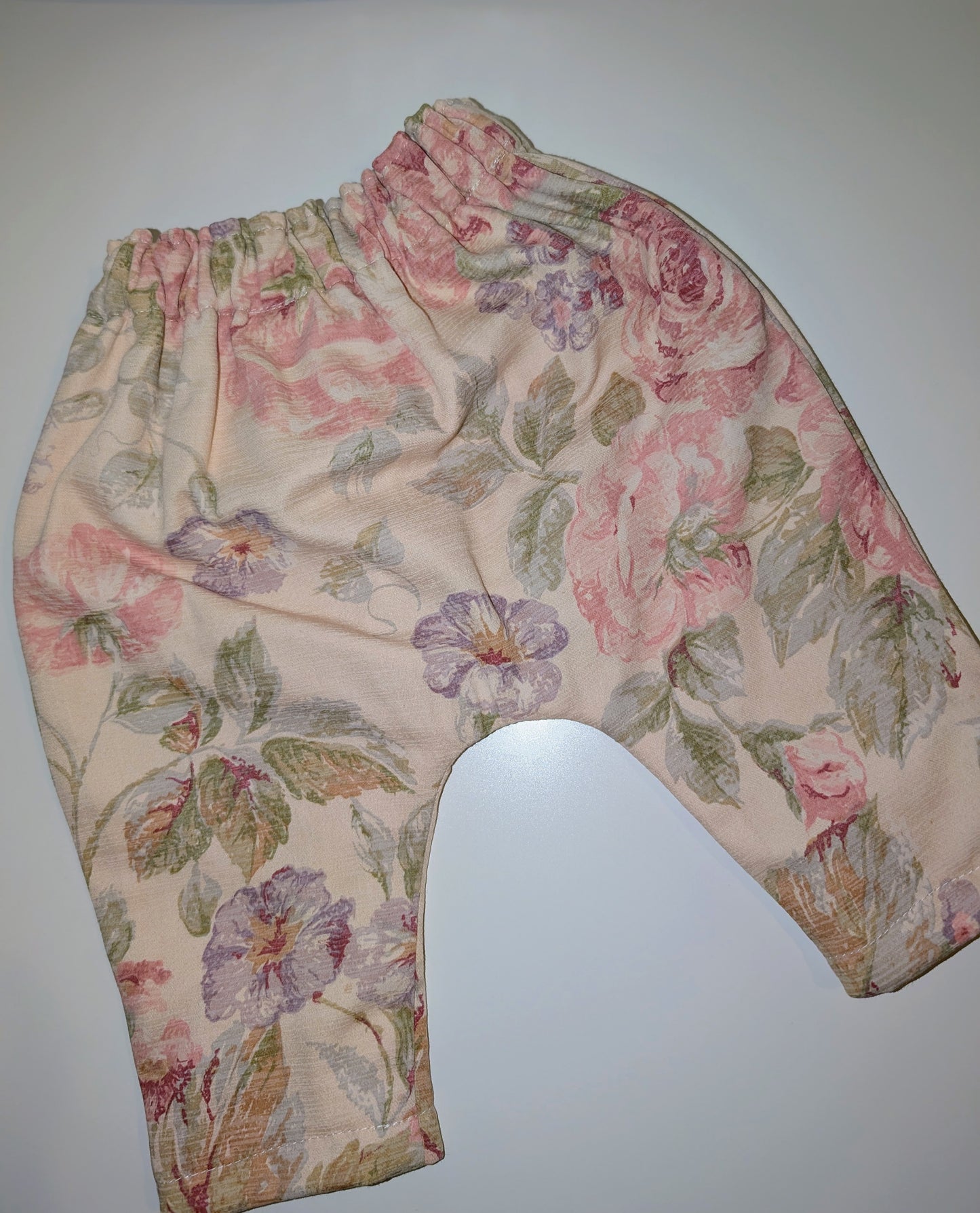 Baby trouser-pants. age 3-6m (vintage rose)