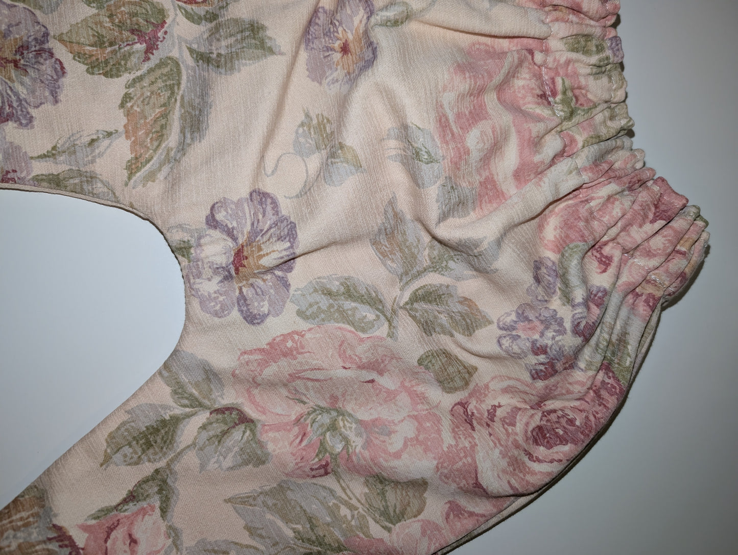 Baby trouser-pants. age 3-6m (vintage rose)