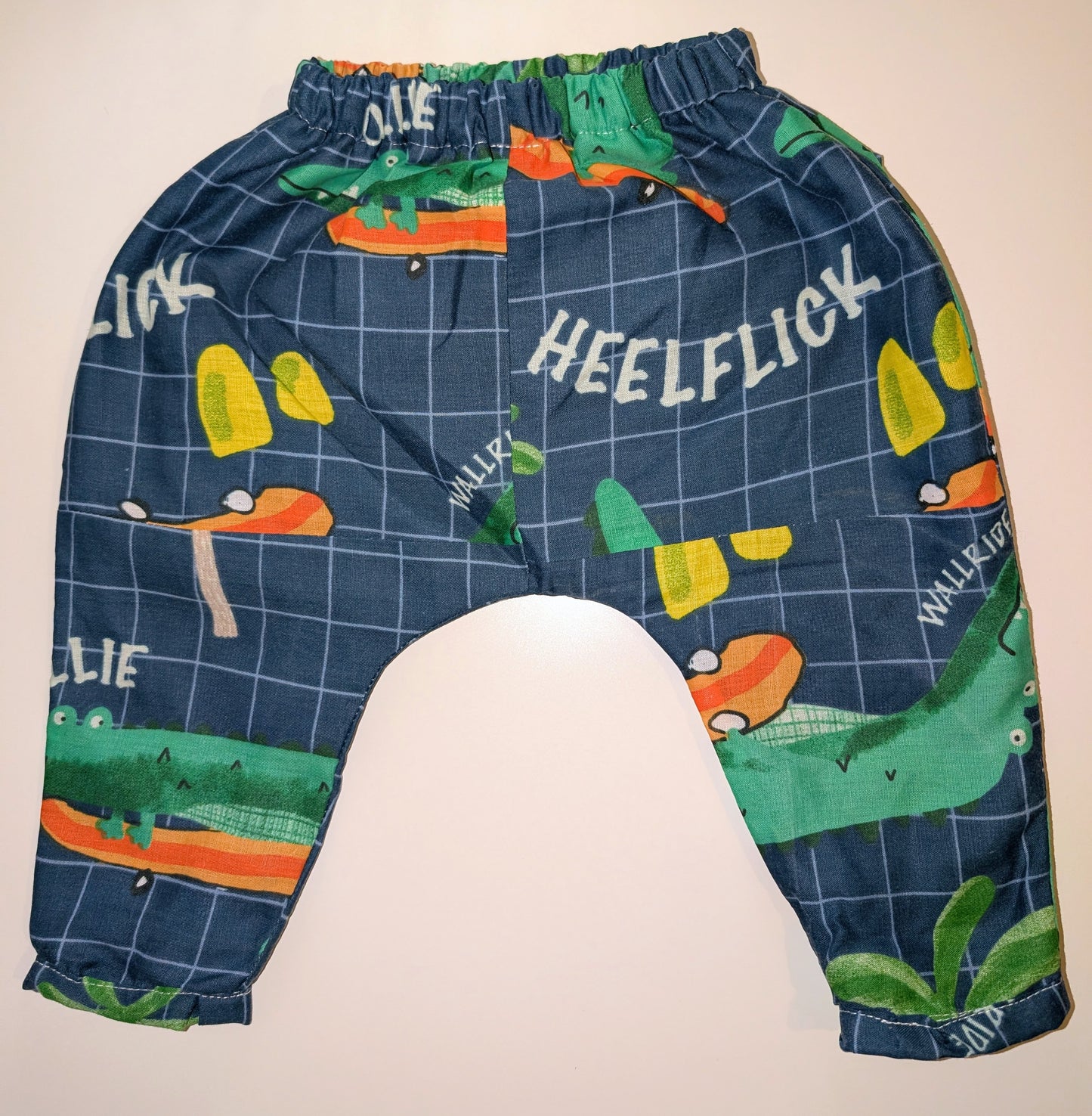 Baby trouser-pants. age 3-6m (crocodile)