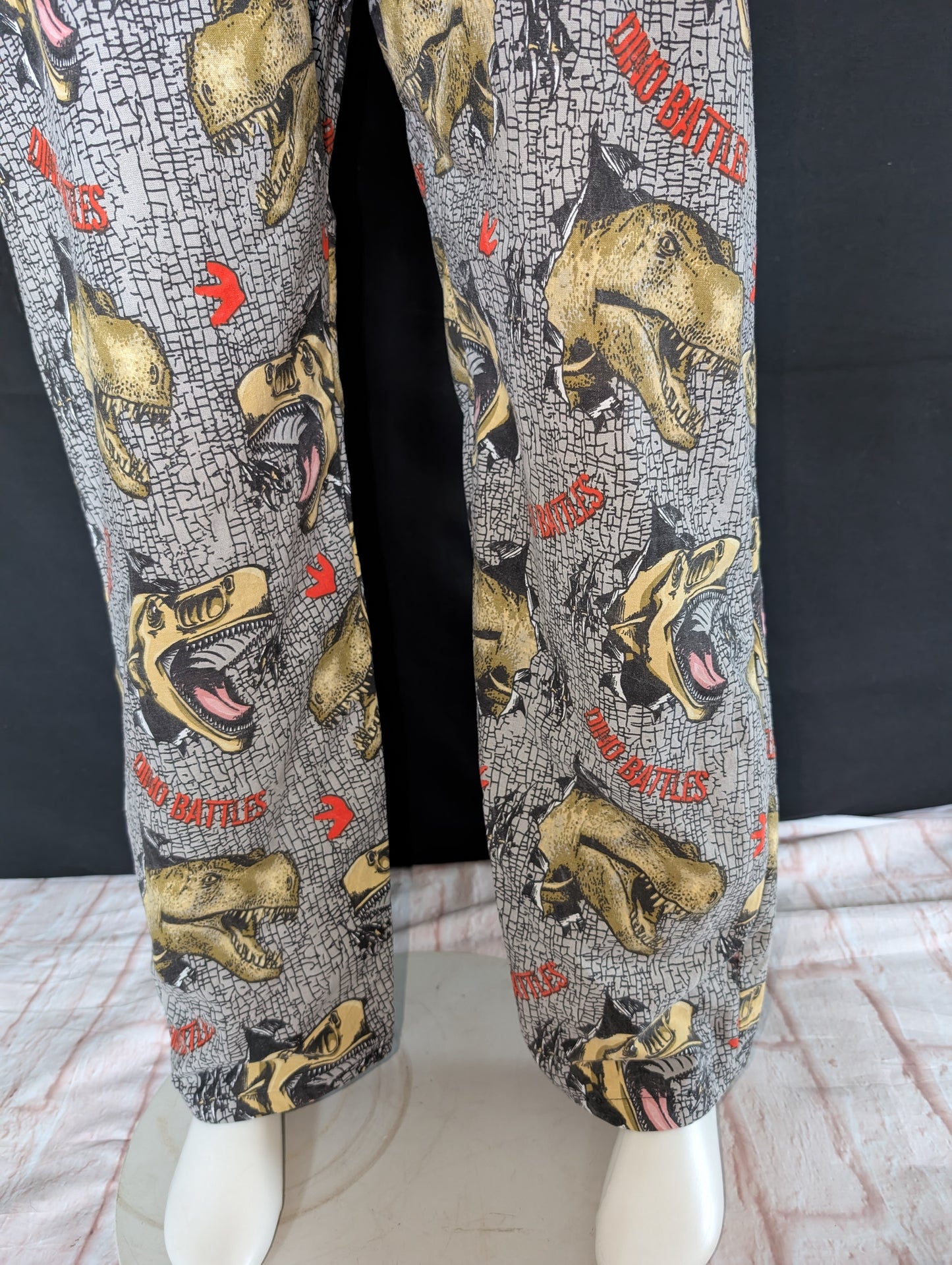 dungarees size 14 , dinosaur print